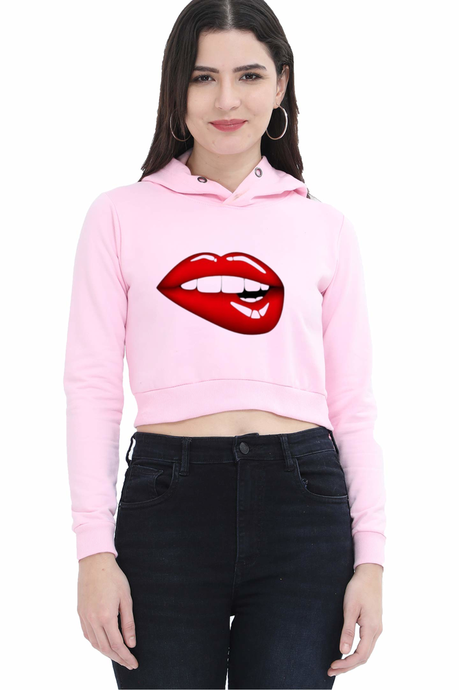 Female Cropped Hoodie | FC32 Light Baby Pink S -