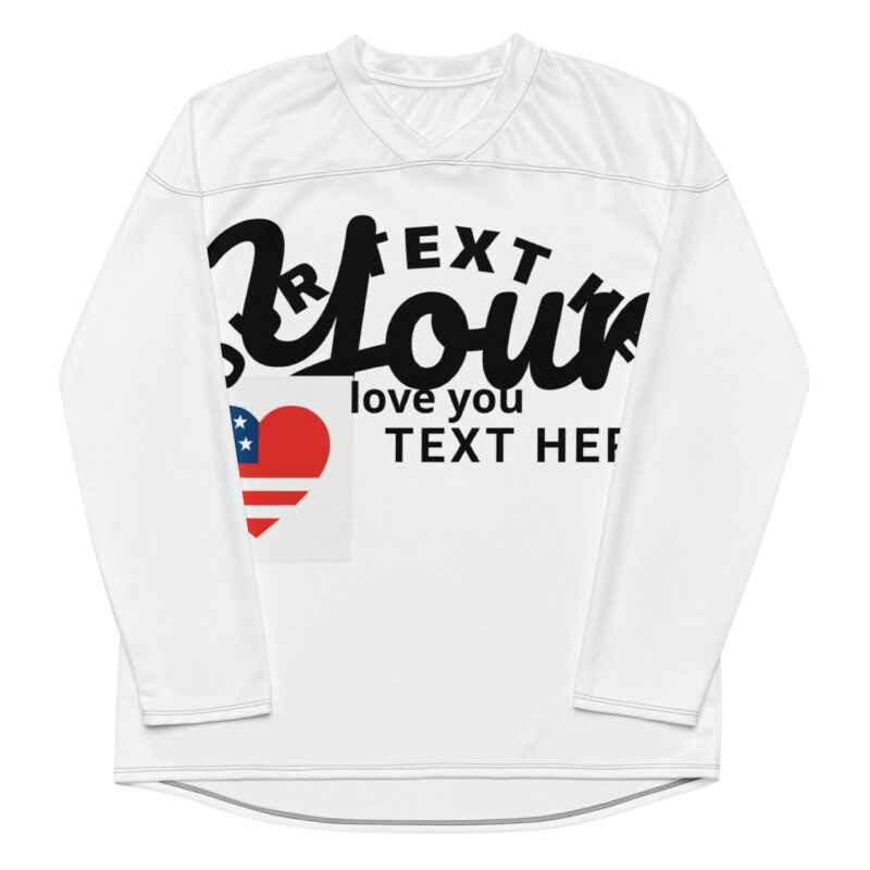 Recycled hockey fan jersey